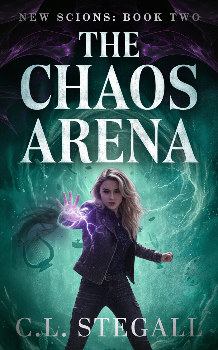 Cover of The Chaos Arena, book two of The New Scions