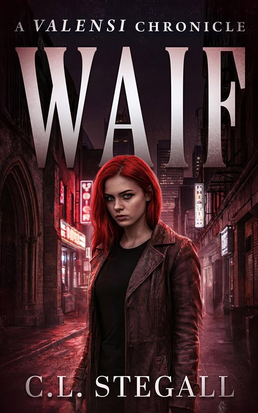 Cover of WAIF, book one of the Valensi Chronicles
